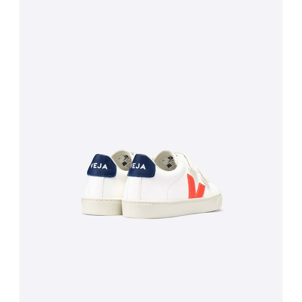 Veja ESPLAR CHROMEFREE Tenisky Detske White/Orange/Navy | SK 834AHK